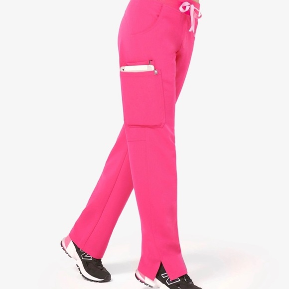Figs Pants & Jumpsuits Figs Limited Edition Hot Pink Kade Cargo